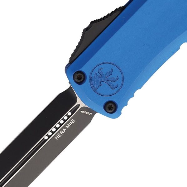 Microtech Hera II Mini Auto OTF - Two-Tone Blue M390MK