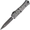 Microtech Hera II Mini D/E OTF Automatic Folding Knife 3" M390MK Gray