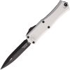 Microtech Hera II Mini Auto OTF - Dual Edge Silver Handle