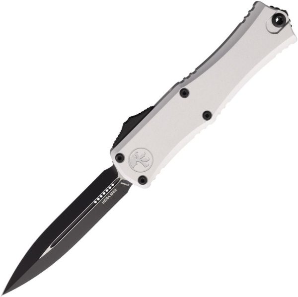 Microtech Hera II Mini Auto OTF - Dual Edge Silver Handle