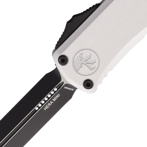 Microtech Hera II Mini Auto OTF - Dual Edge Silver Handle