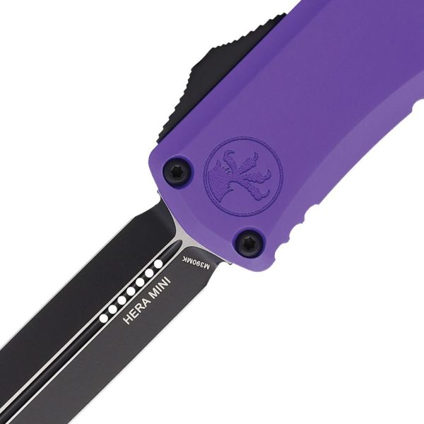 Microtech Hera II Mini Auto OTF - Purple Handle M390MK