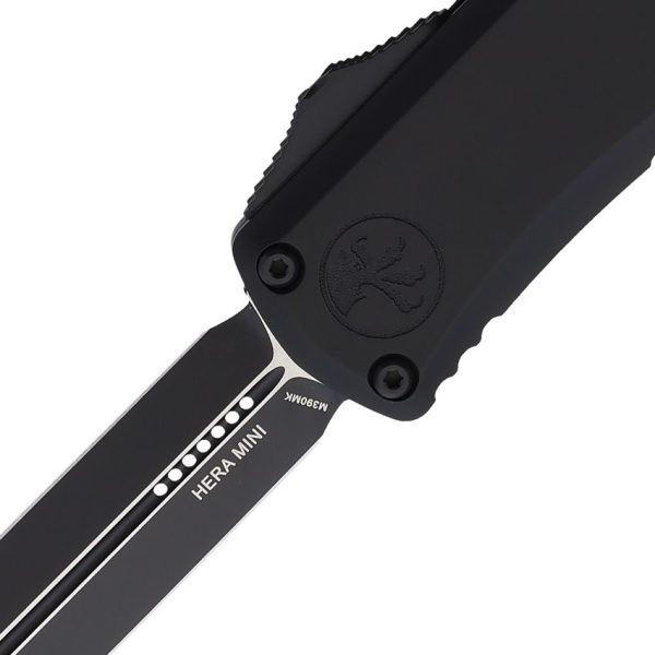 Microtech Hera II Mini OTF Auto - Black Aluminum M390MK