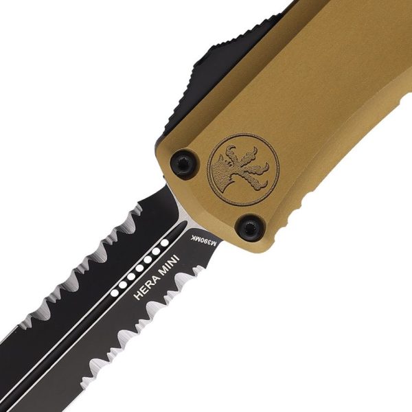 Microtech Hera II Mini Auto OTF - Tan Aluminum