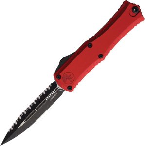 Microtech Hera II Mini Auto OTF - Red Serrated