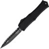 MCT1702M3T.jpg Microtech Hera II Mini D/E OTF Automatic Folding Knife 3" M390MK Black