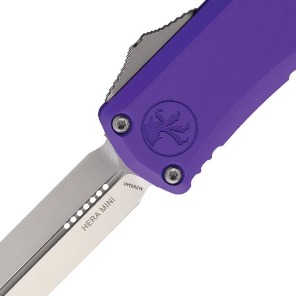 Microtech Auto Hera II Mini OTF Double Edge Purple