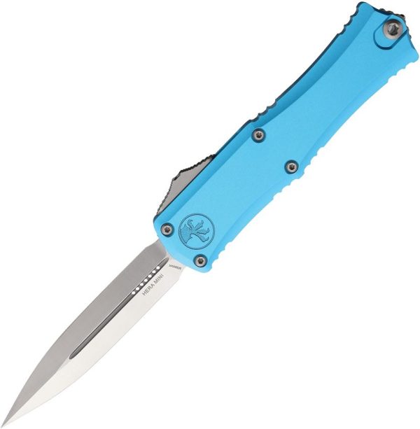 Microtech Auto Hera II Mini OTF Double Edge Turquoise