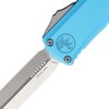 Microtech Auto Hera II Mini OTF Double Edge Turquoise