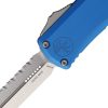 Microtech Auto Hera II Mini Fully Serrated Blue OTF