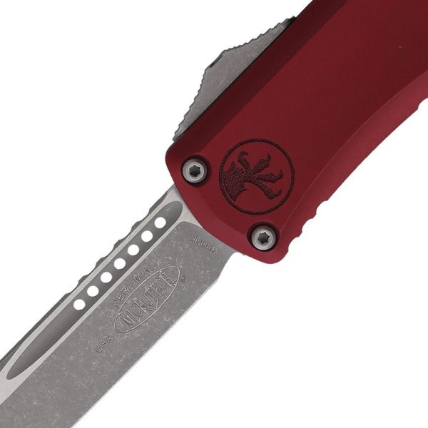 Microtech Hera II Mini OTF Auto - Merlot Apocalyptic