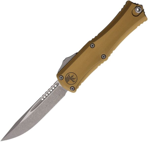 Microtech Hera II Mini Auto OTF - Tan Apocalyptic