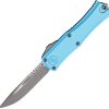 Microtech Hera II Mini Auto OTF - Turquoise Apocalyptic