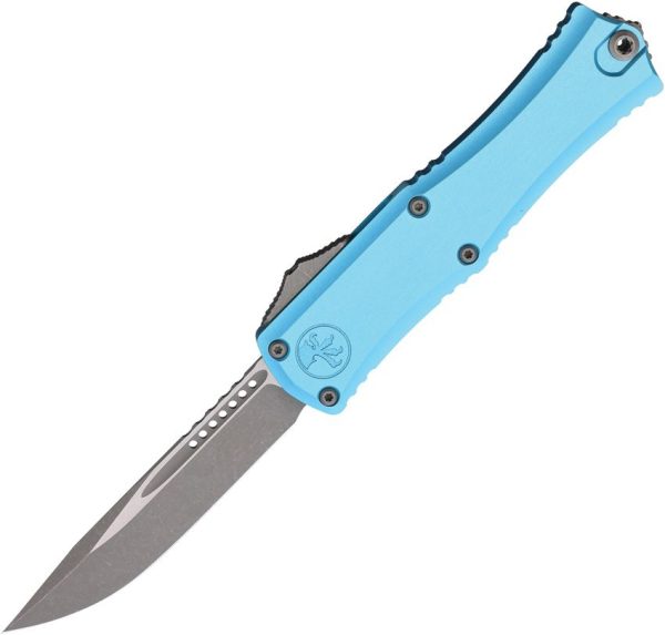 Microtech Hera II Mini Auto OTF - Turquoise Apocalyptic