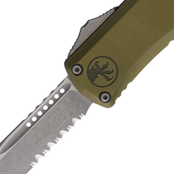 Microtech Hera II Mini Auto OTF - OD Green Aluminum M390MK