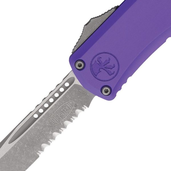 Microtech Hera II Mini Auto OTF - Purple Aluminum M390MK