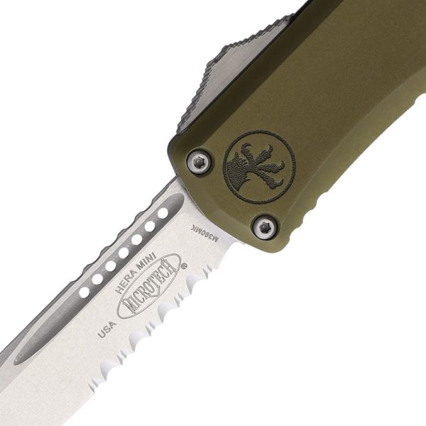 Microtech Hera II Mini Auto OTF - OD Green Stonewash