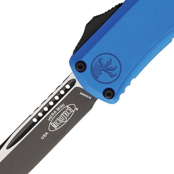 Microtech Auto Hera II Mini OTF Blue M390MK