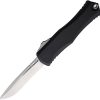 Microtech Hera II OTF Recurve Black Stonewash Automatic