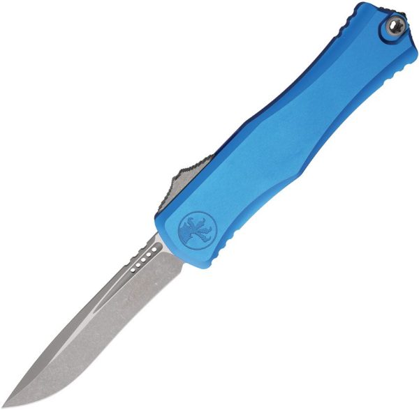 Microtech Hera II OTF Recurve Blue Apocalyptic Automatic