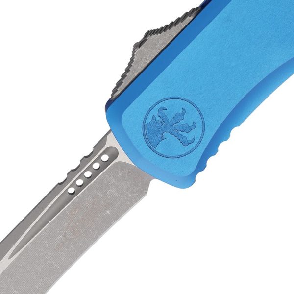Microtech Hera II OTF Recurve Blue Apocalyptic Automatic
