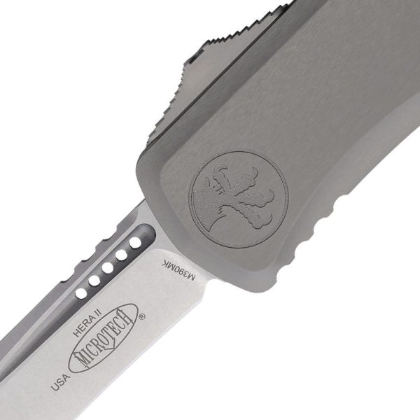 Microtech Auto Hera II OTF Recurve Stonewash