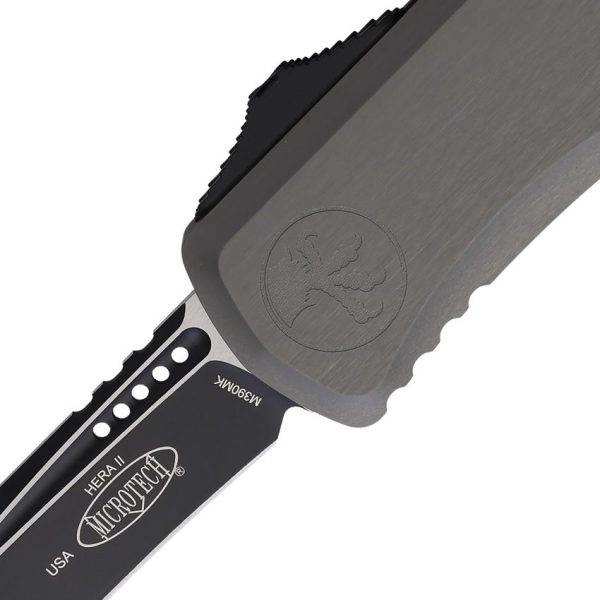 Microtech Auto Hera II OTF Recurve - Gray M390K