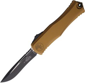 Microtech Auto Hera II OTF Recurve - Tan Two-Tone