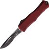 Microtech Auto Hera II OTF Recurve - Merlot Handle