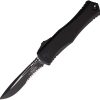 Microtech Auto Hera II OTF Recurve - Black Handle