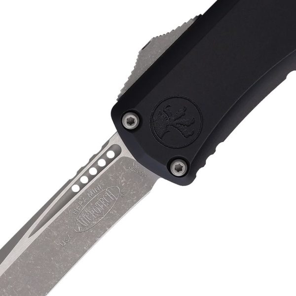 Microtech Auto Hera II Mini OTF - Apocalyptic Black