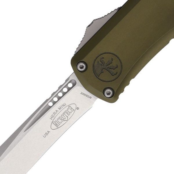Microtech Auto Hera II Mini OTF Recurve - OD Green M390MK