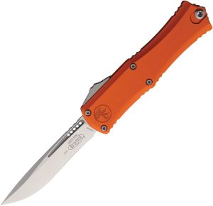 MCT1705M10OR.jpg Microtech Auto Hera II Mini OTF Recurve - Orange M390MK
