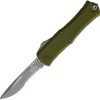 Microtech Auto Hera II Mini OTF Serrated - Apocalyptic OD Green
