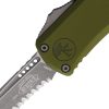 Microtech Auto Hera II Mini OTF Serrated - Apocalyptic OD Green