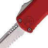 Microtech Hera II Mini OTF Recurve Red Aluminum