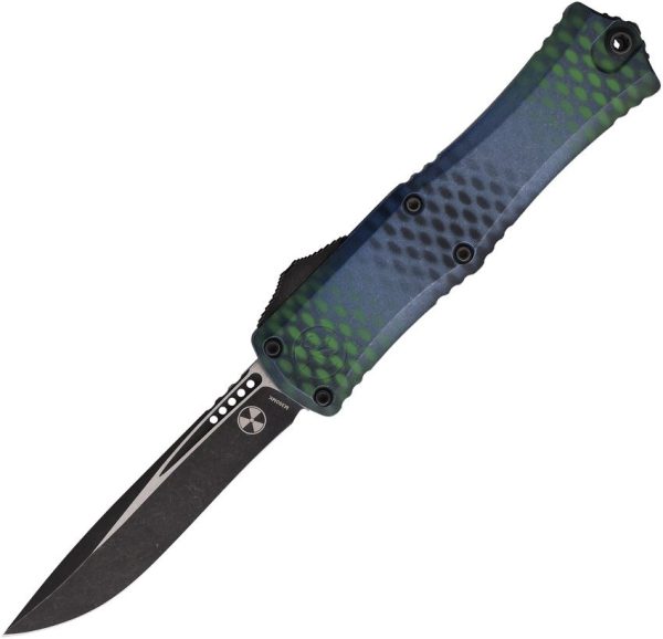 Microtech Hera II Mini OTF X-51 Blue Handle