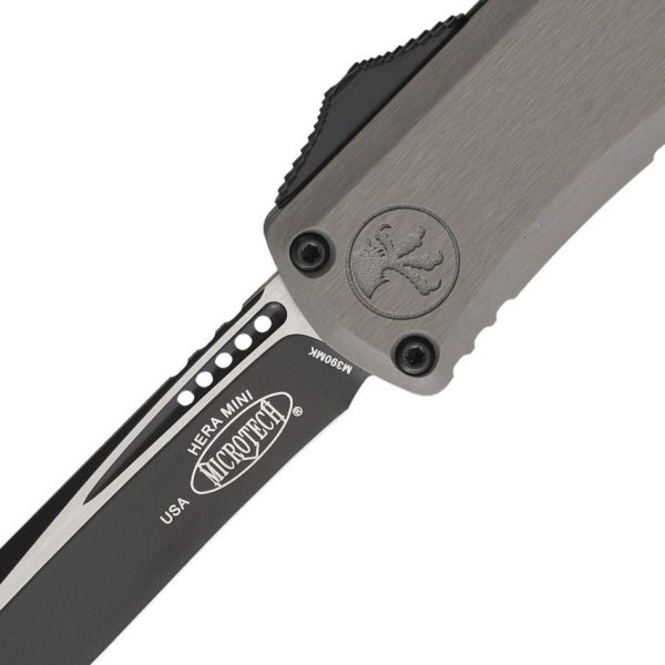 Microtech Hera II Mini OTF Recurve Gray