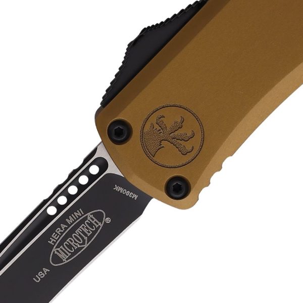 Microtech Hera II Mini OTF Tan Stonewash