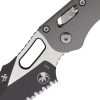Microtech Stitch S/E Ram Lok Gray Serrated Folding Knife