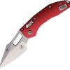 Microtech Stitch S/E Ram Lok Red Stonewash Folding Knife