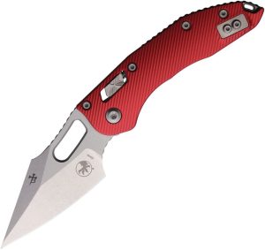 Microtech Stitch S/E Ram Lok Red Stonewash Folding Knife