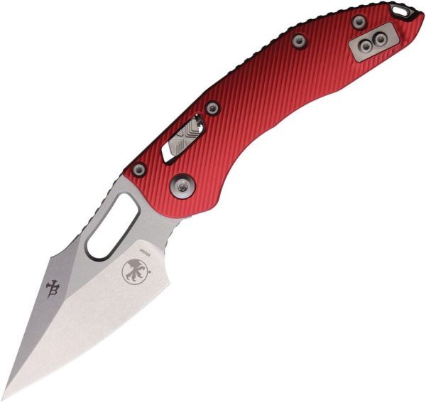 Microtech Stitch S/E Ram Lok Red Stonewash Folding Knife