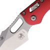 Microtech Stitch S/E Ram Lok Red Stonewash Folding Knife