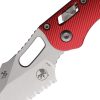 Microtech Stitch S/E Ram Lok Red Partially Serrated Folding Knife