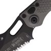 Microtech Auto Stitch Button Lock Wharncliffe Serrated