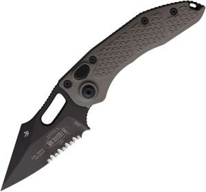 Microtech Auto Stitch Button Lock Wharncliffe Combo