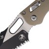 Microtech Stitch S/E Ram Lok Tan G10 Serrated