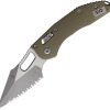 Microtech Stitch S/E Ram Lok AP OD Green Serrated