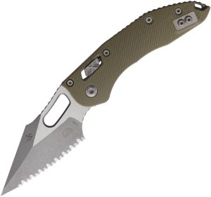 Microtech Stitch S/E Ram Lok AP OD Green Serrated